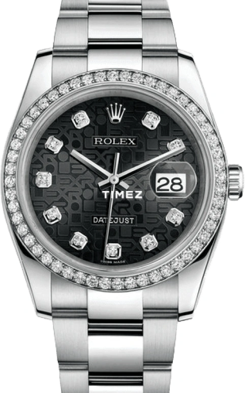 Rolex,Datejust 36 36mm,36mm,Oystersteel,Stainless Steel,Black,Automatic,Day,48hours,116244,116244-0016