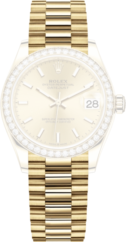 Rolex,Datejust 31 31mm,31mm,Yellow Gold,Champagne,Automatic,Day,55hours,278288RBR,278288RBR-0022
