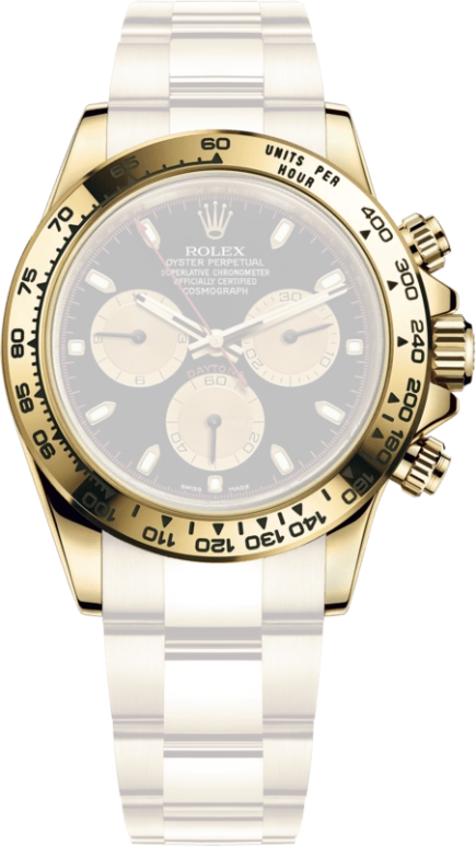 Rolex,Daytona 40mm,40mm,Yellow Gold,Black,Automatic,Chronograph,Column Wheel,116508,116508-0009