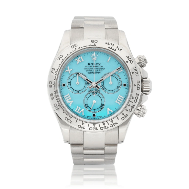 Rolex,Daytona 40mm,40mm,White Gold,Blue,Automatic,Chronograph,72hours,116509 Turquoise