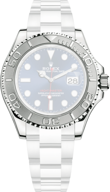 Rolex,Yacht-Master 40mm,40mm,Platinum,Stainless Steel,Blue,Automatic,Day,70hours,126622,126622-0002