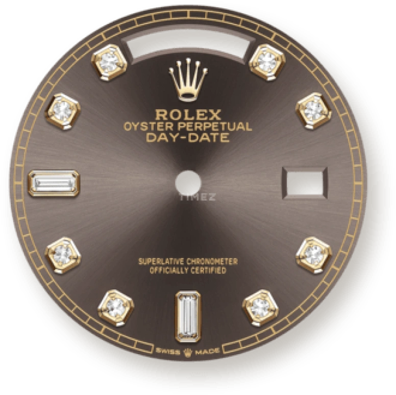 Rolex,Day-Date 36 36mm,36mm,Yellow Gold,Grey,Automatic,Date,Day,128238,128238-0022