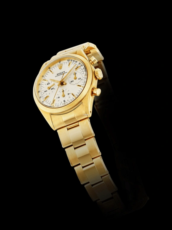 Rolex,Daytona 37mm,37mm,Yellow Gold,Silver White,White,Handwound,Chronograph,In-house Caliber,6238 White