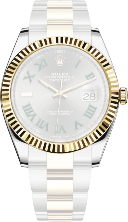 Rolex,Datejust 41 41mm,41mm,Yellow Gold,Oystersteel,Stone Gray,Automatic,Day,70hours,126333,126333-0019