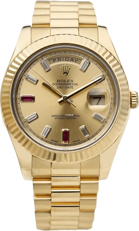 Rolex Day-Date II 218238 Ruby