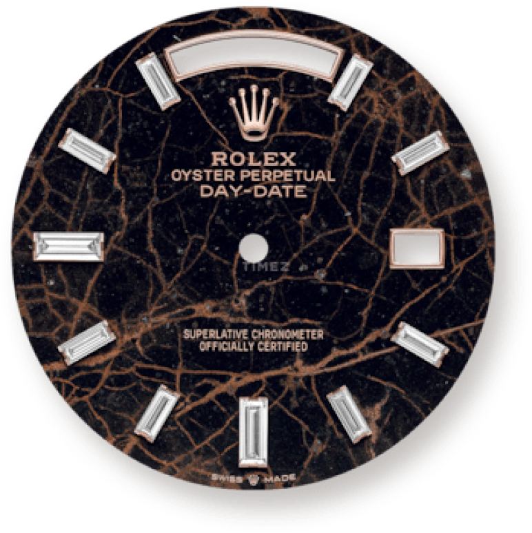 Rolex,Day-Date 40 40mm,40mm,Rose Gold,Black,Automatic,Date,Day,228235,228235-0045