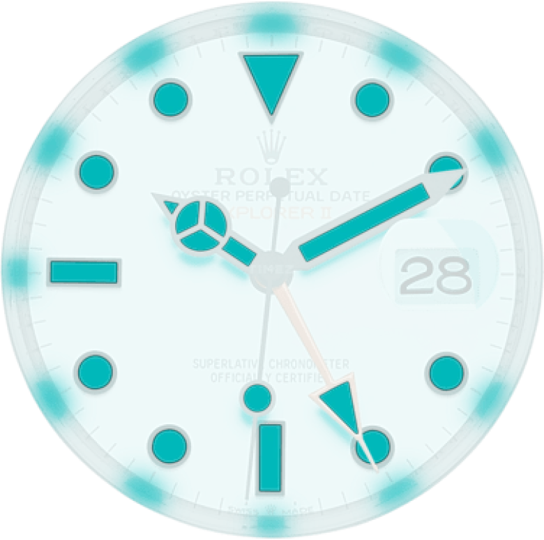 Rolex,Explorer II 42mm,42mm,Stainless Steel,White,Automatic,Day,Dule Time,226570,226570-0001