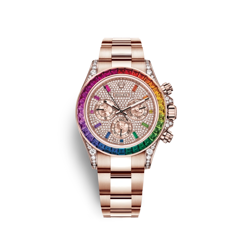 Rolex,Daytona 40mm,40mm,Rose Gold,Silver,Automatic,Chronograph,72hours,Harry Kane,116595RBOW,116595RBOW-0004