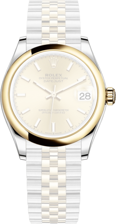 Rolex,Datejust 31 31mm,31mm,Yellow Gold,Stainless Steel,Champagne,Automatic,Day,55hours,278243,278243-0014