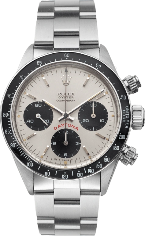 Rolex,Daytona 37mm,37mm,Stainless Steel,White,Handwound,Chronograph,48hours,6263,6263-Silver Big Red