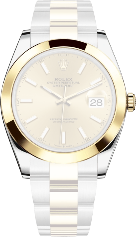 Rolex,Datejust 41 41mm,41mm,Yellow Gold,Stainless Steel,Champagne,Automatic,Day,70hours,126303,126303-0009