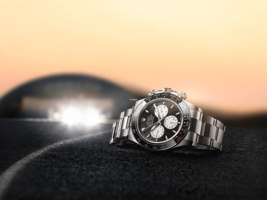 Rolex,Daytona 40mm,40mm,White Gold,Black,White,Automatic,Chronograph,In-house Caliber,Brooklyn Joseph Beckham,Michael Jordan,Lionel Messi,Mark Webber,Air Jordan,flying man,G.O.A.T.,La Pulga,M.J.,126529LN,126529LN-0001