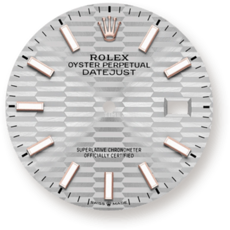 Rolex,Datejust 36 36mm,36mm,Rose Gold,Stainless Steel,Silver,Automatic,Day,70hours,126231,126231-0033