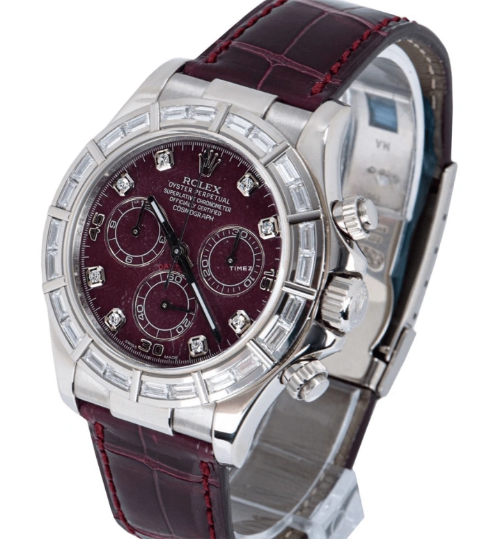 Rolex,Daytona 40mm,40mm,White Gold,Red,Automatic,Chronograph,72hours,116589 Rubellite