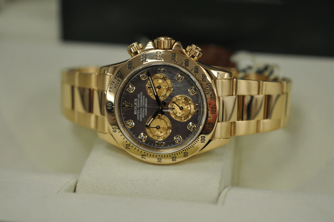 Rolex,Daytona 40mm,40mm,Yellow Gold,Black,Automatic,Chronograph,72hours,116528,116528-0039