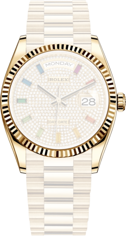 Rolex,Day-Date 36 36mm,36mm,Yellow Gold,Automatic,Date,Day,128238,128238-0051