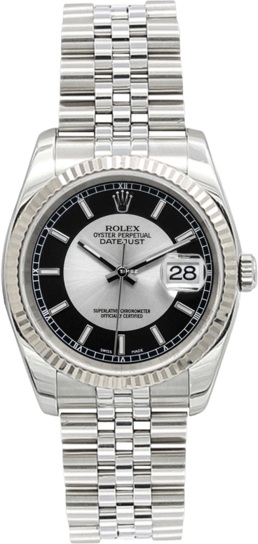Rolex Datejust 36 116234 Tuxedo Black Jubilee