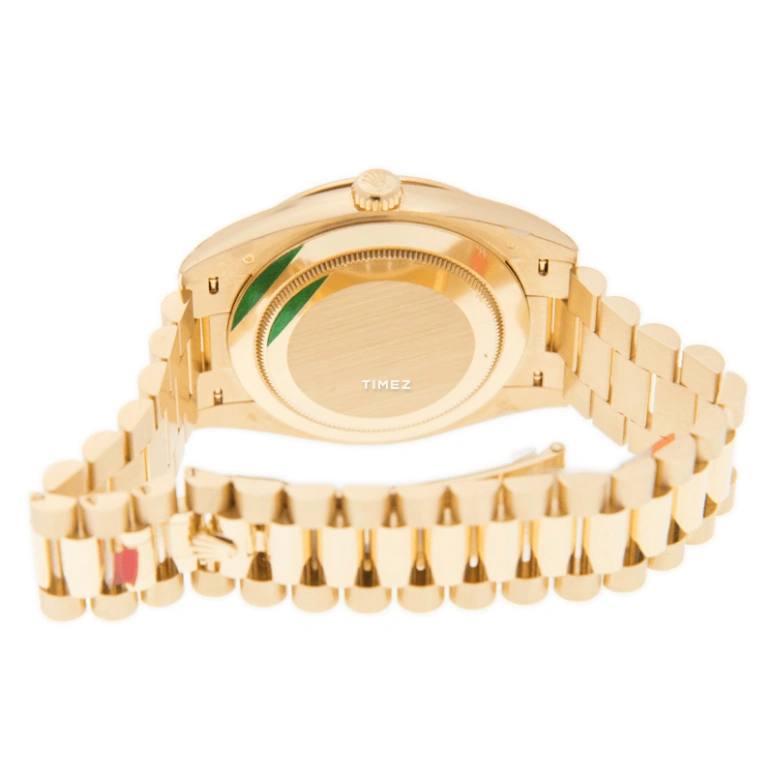 Rolex,Day-Date 36 40mm,40mm,Yellow Gold,Silver,Automatic,Date,Day,228348RBR Ruby