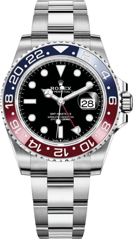 Rolex,GMT-Master II 40mm,40mm,Stainless Steel,Black,Automatic,Day,Dule Time,Lionel Messi,Leo Messi,126710BLRO,126710BLRO-0002