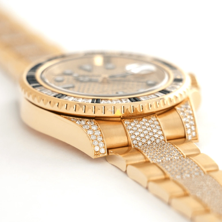 Rolex,GMT-Master II 40mm,40mm,Yellow Gold,Gold,Automatic,Day,Dule Time,116758 SA