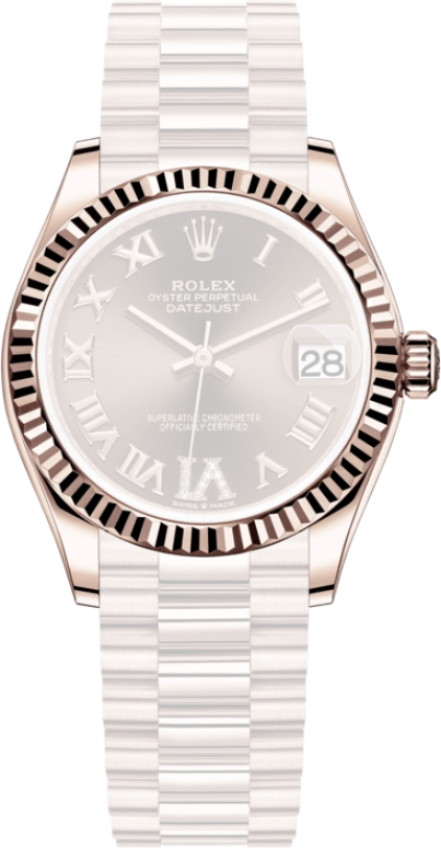 Rolex,Datejust 31 31mm,31mm,Rose Gold,Brown,Chocolate,Automatic,Day,55hours,278275,278275-0025