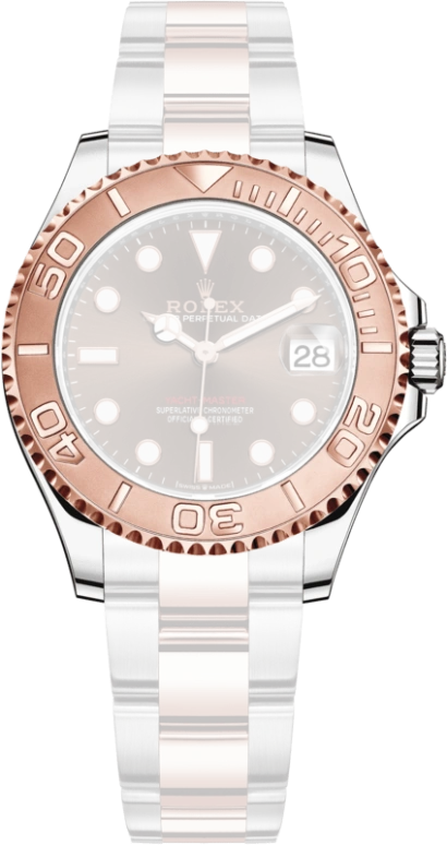 Rolex,Yacht-Master 37mm,37mm,Stainless Steel,Everose Gold,Chocolate,Automatic,Day,55hours,268621,268621-0003