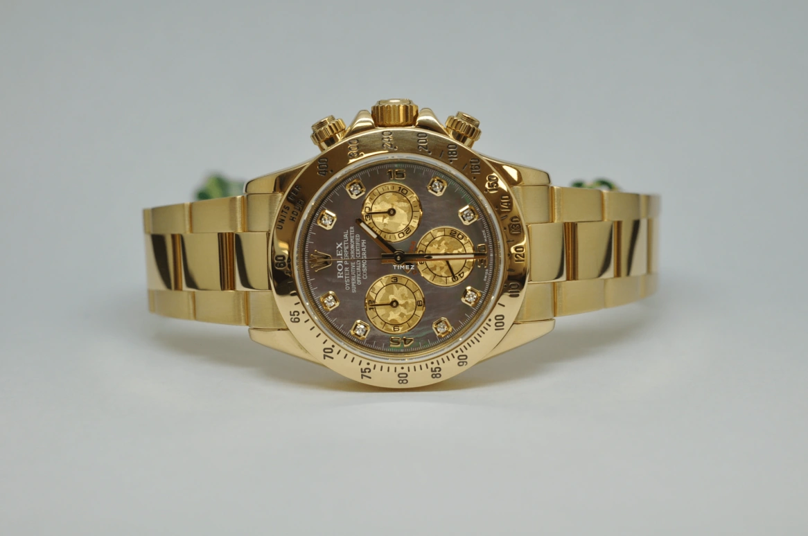 Rolex,Daytona 40mm,40mm,Yellow Gold,Black,Automatic,Chronograph,72hours,116528,116528-0039