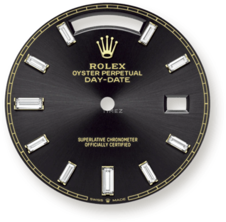 Rolex,Day-Date 40 40mm,40mm,Yellow Gold,Black,Automatic,Date,Day,228398TBR,228398TBR-0001
