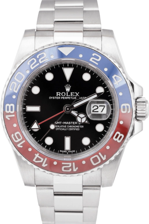 Rolex,GMT-Master II 40mm,40mm,White Gold,Black,Automatic,Day,Dule Time,116719BLRO,116719BLRO-0001