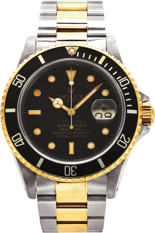 Rolex Submariner 16613 BLACK TRITIUM-TiffanyCo