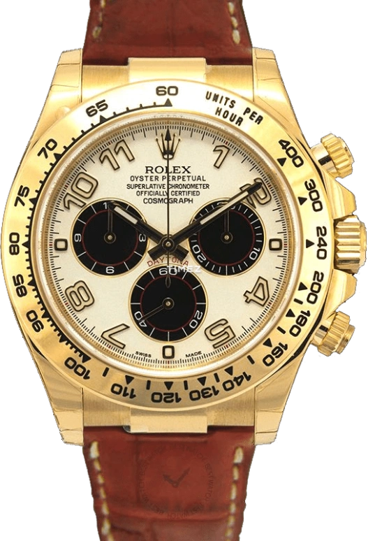 Rolex,Daytona 40mm,40mm,Yellow Gold,Silver White,Automatic,Chronograph,72hours,116518 white