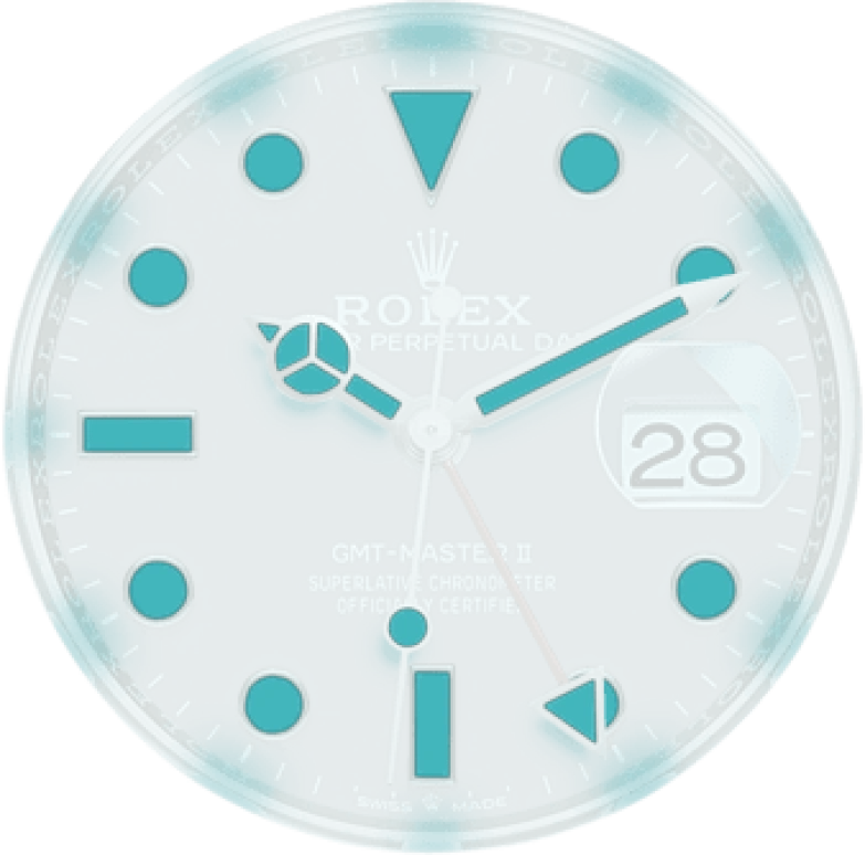 Rolex,GMT-Master II 40mm,40mm,White Gold,Blue,Automatic,Day,Dule Time,126719BLRO,126719BLRO-0003
