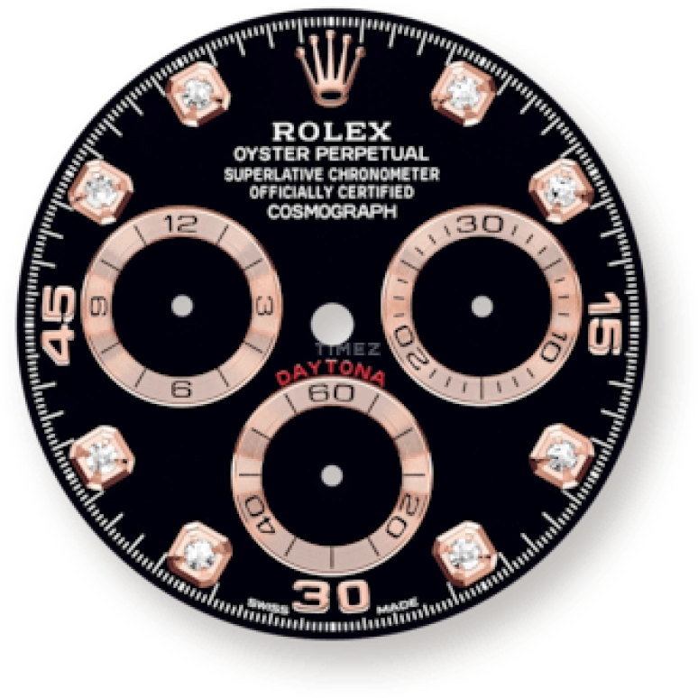 Rolex,Daytona 40mm,40mm,Rose Gold,Black,Automatic,Chronograph,Column Wheel,116505,116505-0015