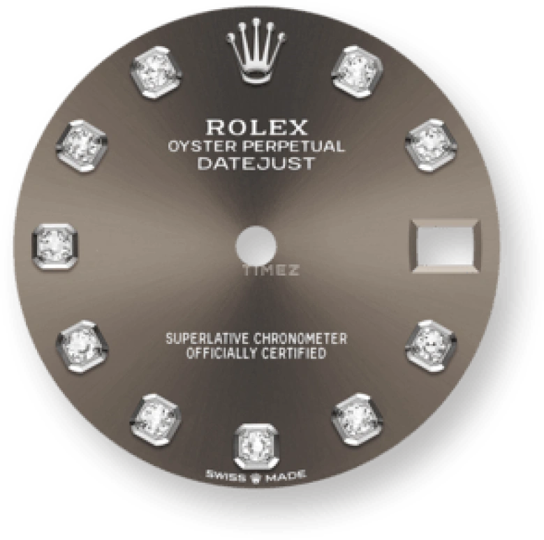 Rolex,Datejust 31 31mm,31mm,White Gold,Grey,Automatic,Day,55hours,278289RBR,278289RBR-0006
