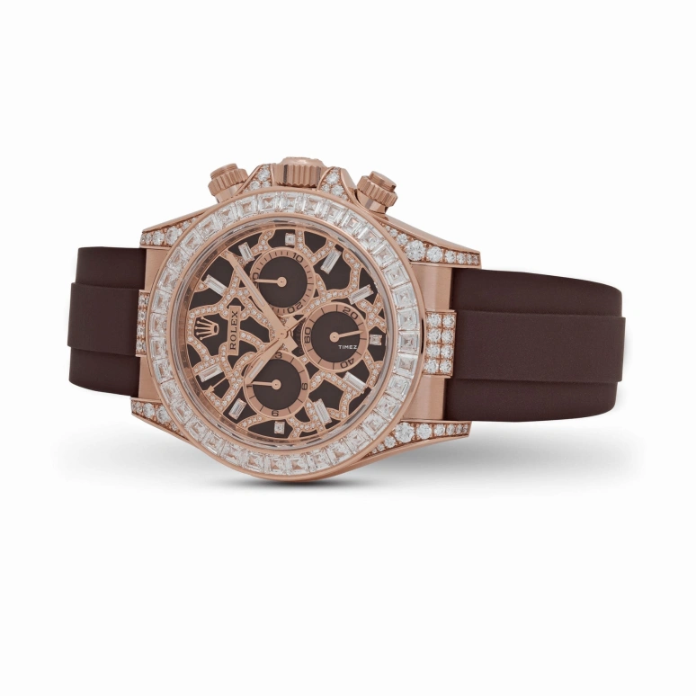 Rolex,Daytona 40mm,40mm,Rose Gold,Brown,Automatic,Chronograph,72hours,126555TBR
