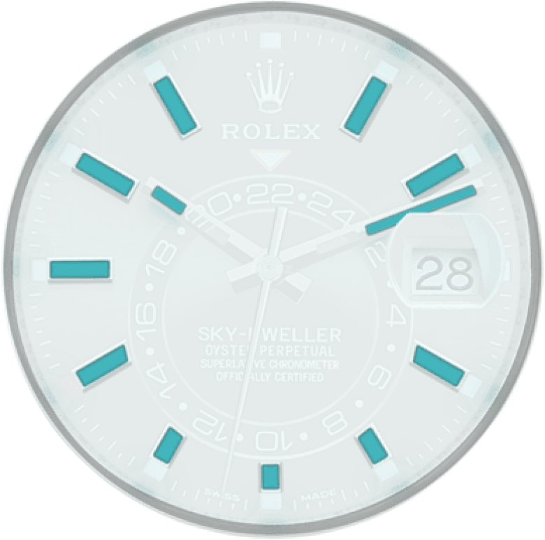 Rolex,Sky-Dweller 42mm,42mm,White Gold,Stainless Steel,Black,Automatic,Annual Calendar,Month,Date,326934,326934-0006