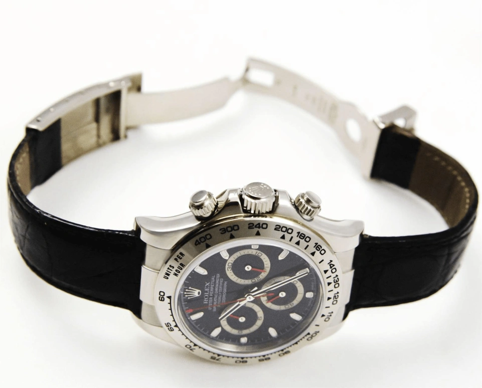 Rolex,Daytona 40mm,40mm,White Gold,Black,Automatic,Chronograph,72hours,116519,116519-2004