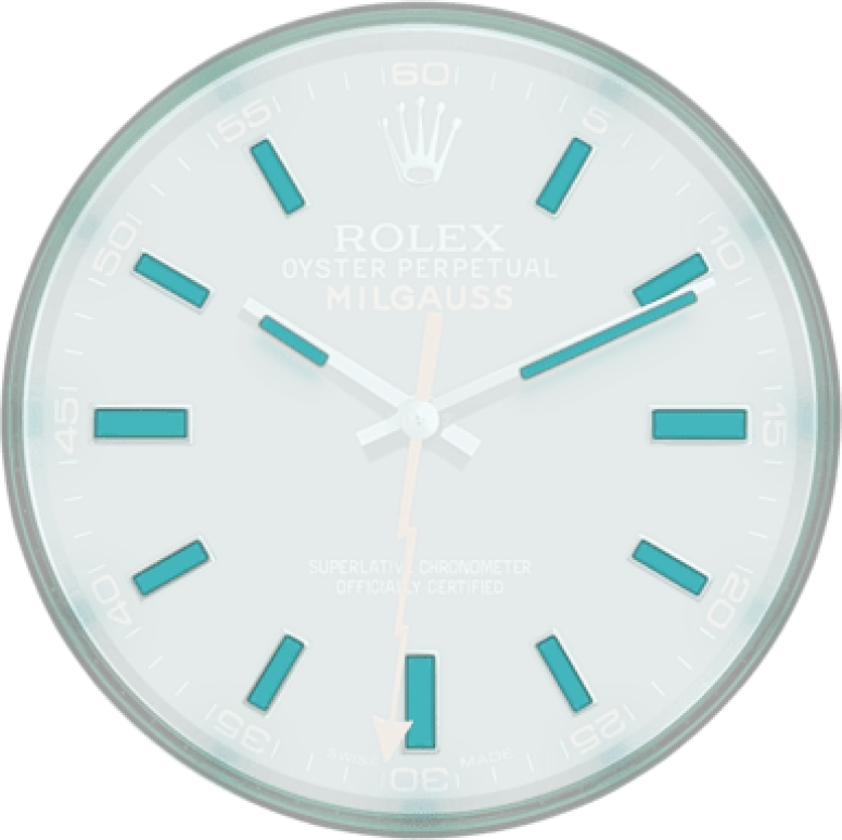 Rolex,Milgauss 40mm,40mm,Stainless Steel,Black,Automatic,48hours,In-house Caliber,Patrick Schwarzenegger,116400GV,116400GV-0001