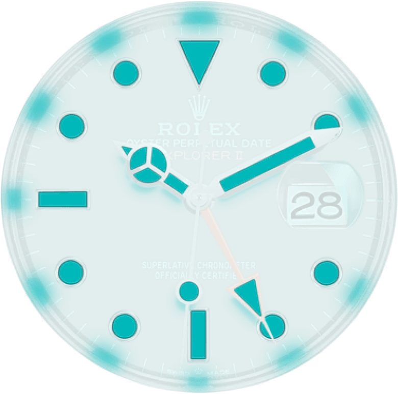 Rolex,Explorer II 42mm,42mm,Stainless Steel,Black,Automatic,Day,Dule Time,226570,226570-0002