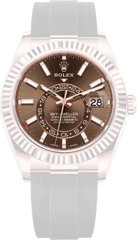 Rolex,Sky-Dweller 42mm,42mm,Rose Gold,Brown,Automatic,Annual Calendar,Month,Date,326235,326235-0005