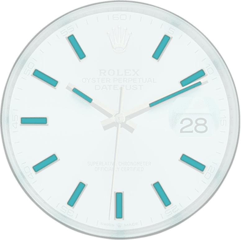 Rolex,Datejust 41 41mm,41mm,Yellow Gold,Stainless Steel,Silver,Automatic,Day,70hours,126303,126303-0002
