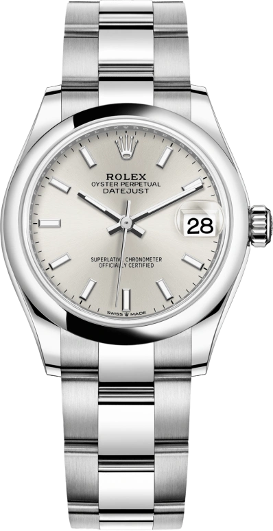 Rolex,Datejust 31 31mm,31mm,Stainless Steel,Silver,Automatic,Day,55hours,278240,278240-0005