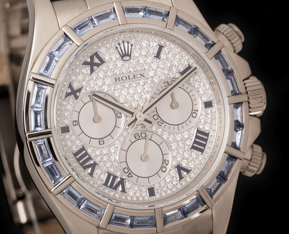 Rolex,Daytona 40mm,40mm,White Gold,White,Automatic,Chronograph,72hours,116589SACI
