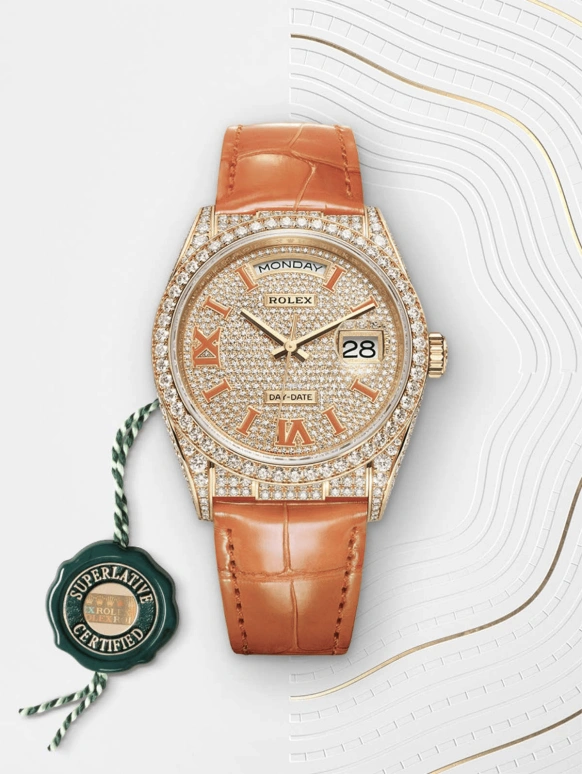Rolex,Day-Date 36 36mm,36mm,Yellow Gold,Silver,Gold,Automatic,Date,Day,Neymar da Silva Santos Júnior,128158RBR,128158RBR-0002