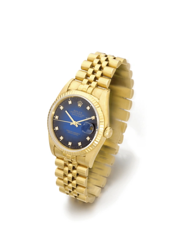 Rolex,Datejust 36 36mm,36mm,Yellow Gold,Blue,Automatic,Day,48hours,16238 Blue Gradient