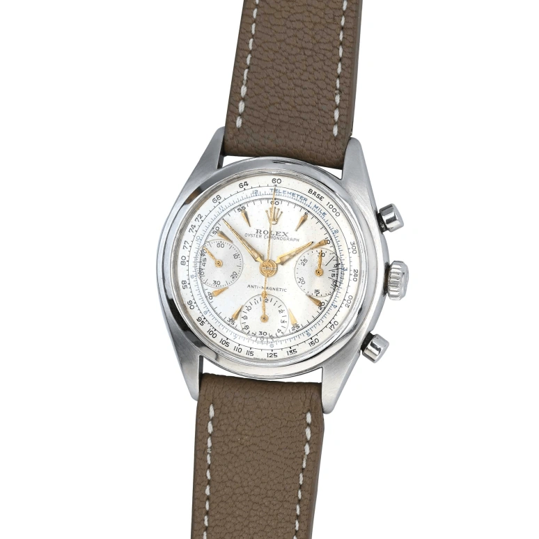 Rolex,Other 36mm,36mm,Stainless Steel,White,Handwound,Chronograph,Sapphire,Crystal Glass,6034