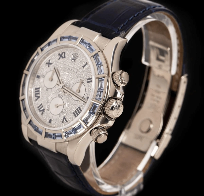 Rolex,Daytona 40mm,40mm,White Gold,White,Automatic,Chronograph,72hours,116589SACI