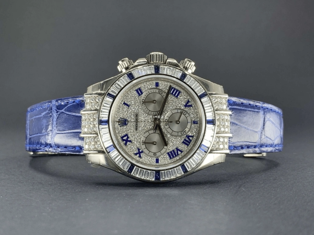Rolex,Daytona 40mm,40mm,White Gold,Blue,Automatic,Chronograph,72hours,11659912SA