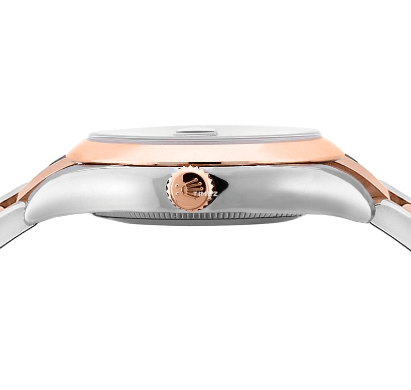 Rolex,Datejust 36 36mm,36mm,Rose Gold,Stainless Steel,Black,Automatic,Day,48hours,116201,116201-0087
