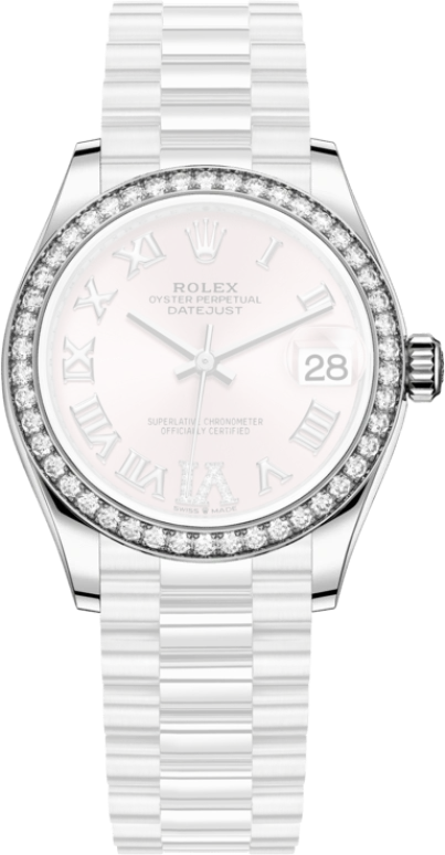 Rolex,Datejust 36 31mm,31mm,White Gold,Pink,Automatic,Day,55hours,278289RBR,278289RBR-0018